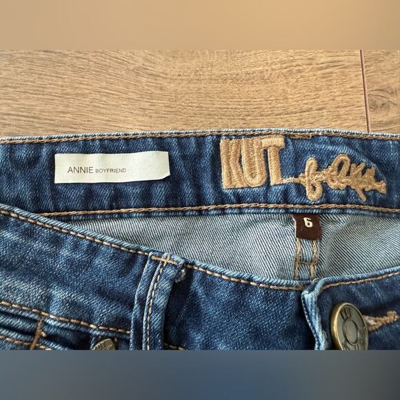 Kut From The Kloth Annie Boyfriend Jeans Size 6 - Picture 6 of 11